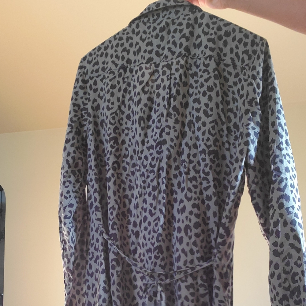 SOLD H&M Green Pattern Dress - Picture 3 of 4